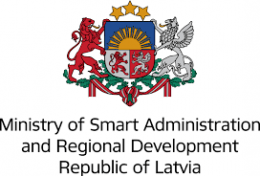 Ministry of Smart Administration and Regional Development of the Republic of Latvia (MOSARD) logo